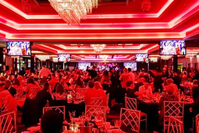 Lighting effects as shown by our audio visual hire equipment