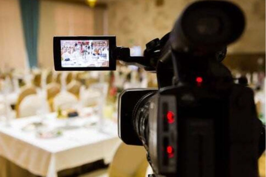 Video camera as part of AV hire