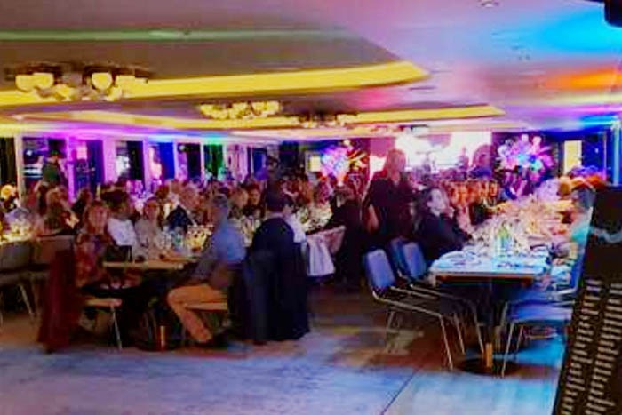 Lighting effects as shown by our audio visual hire equipment