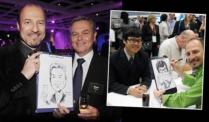 Caricaturist Steve panozzo